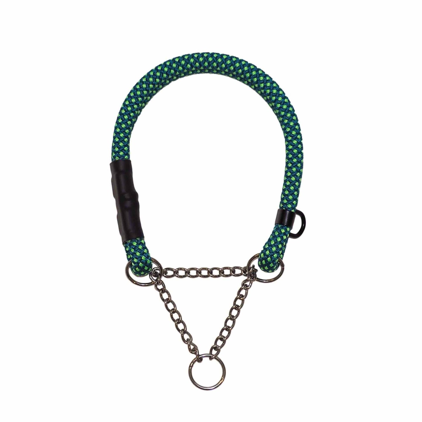 NT Martingale Collar made from durable climbing rope, designed for training and control, handmade in Ontario, Canada.