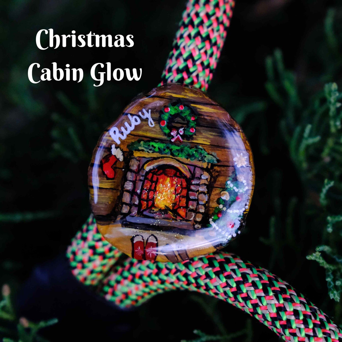 Cosy Winter Cabin Escape Box 4 - 2 items(Collar or Leash + Tag or Bandana)