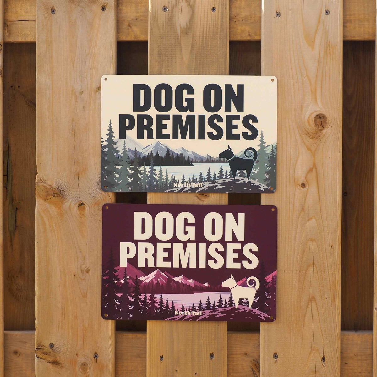 Dog on Premises — Metal Sign